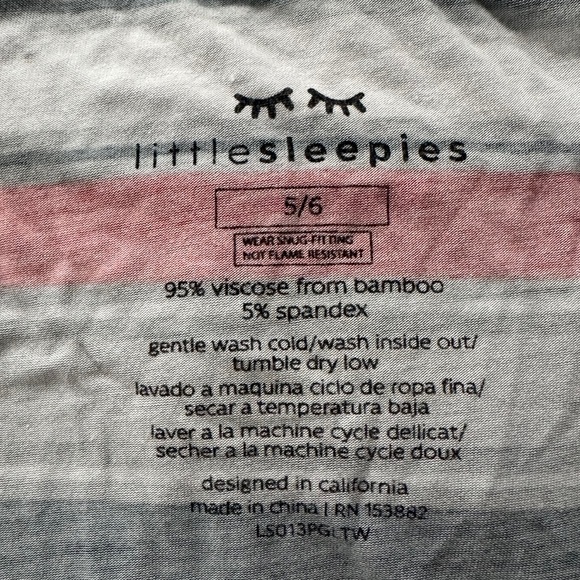 Little Sleepies Winter Stripe PJs • 2 piece set - Picture 5 of 5